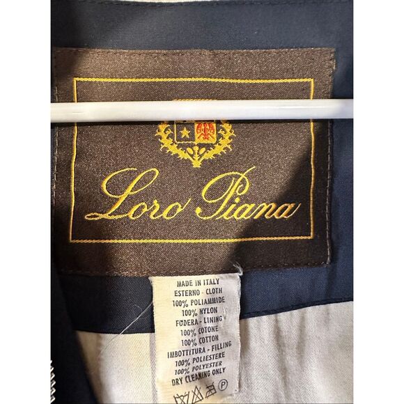 Loro Piana Twenty K Storm System Fabric zipper jacket, size L - Picture 10 of 10
